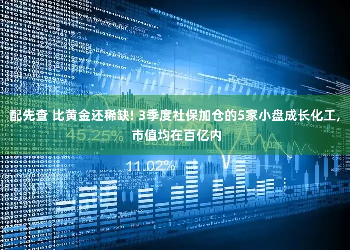 配先查 比黄金还稀缺! 3季度社保加仓的5家小盘成长化工, 市值均在百亿内